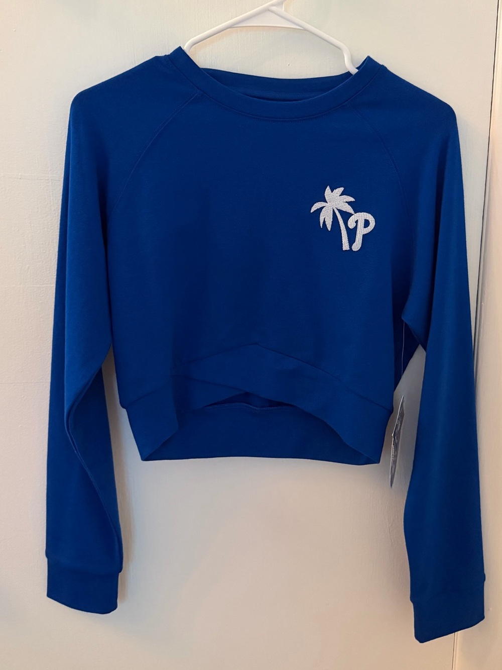 Phillies Palm Tree Cropped Crewneck